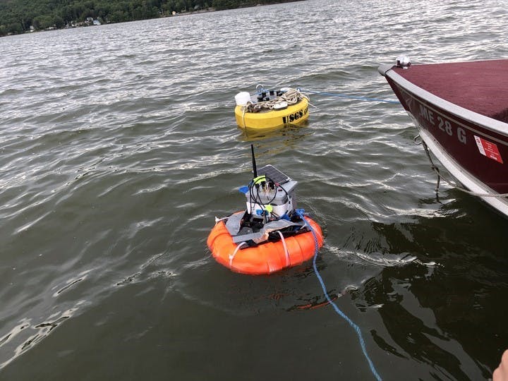 First buoy deployed with USGS