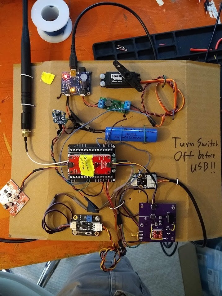 One of the first custom circuit boards created by H2Ok Innovations